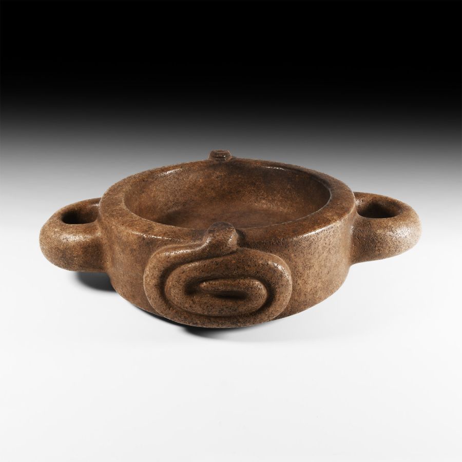 Prehispanic Peruvian Inca Stone Ritual Vessel