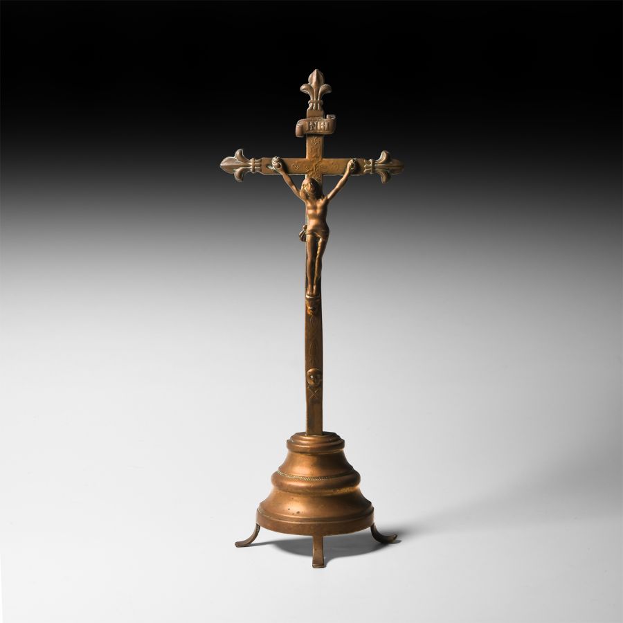 Post Medieval Bronze Crucifix