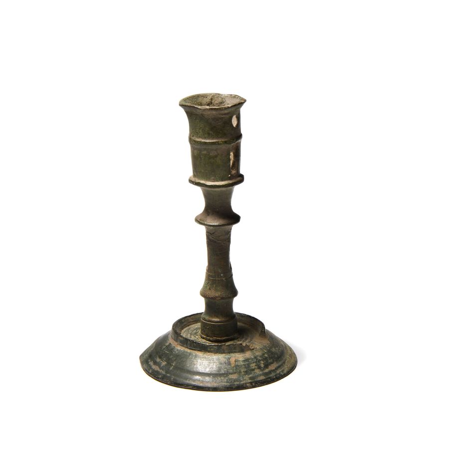 Medieval Bronze Candlestick