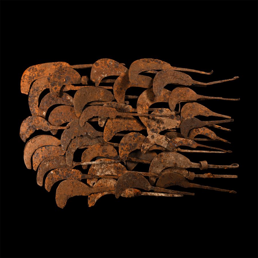 Medieval Iron Scythe Group