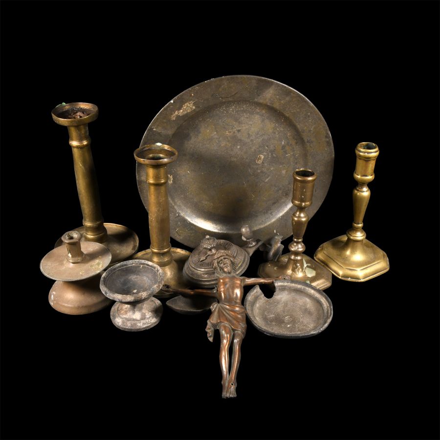 Medieval Brass and Pewter Group