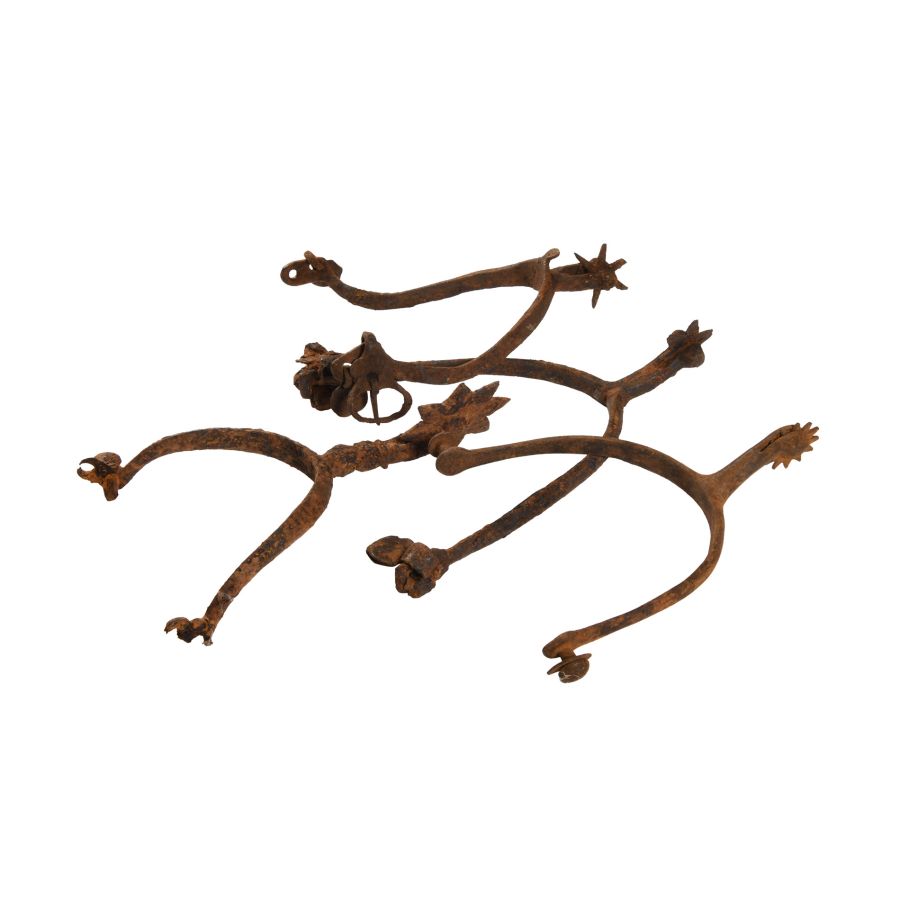 Medieval Iron Rowel Spur Collection