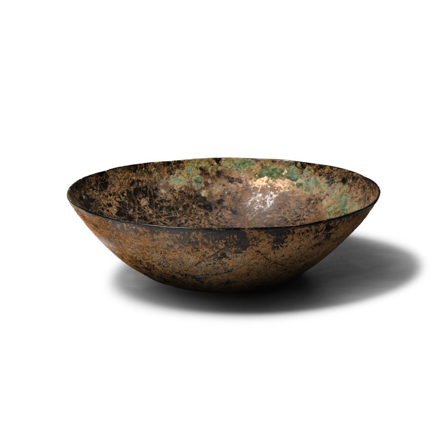 Medieval Period Tinned Bronze Bowl
