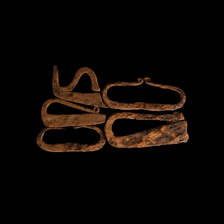 Medieval Iron Fire Starter Group