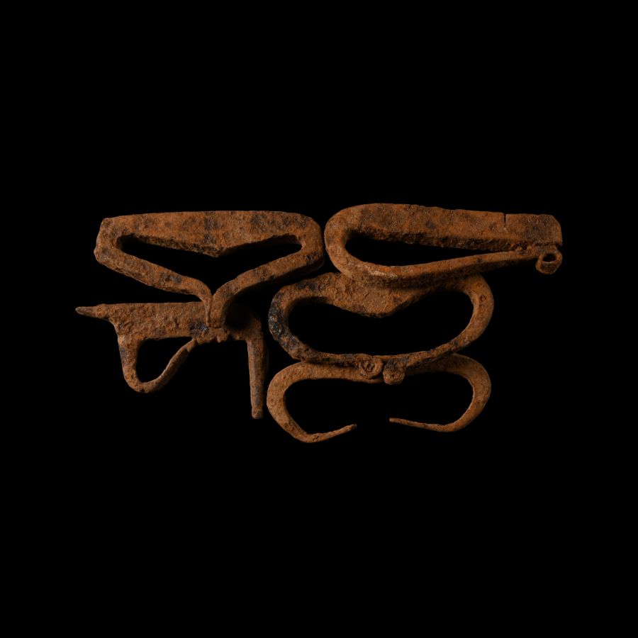 Medieval Iron Fire Starter Group