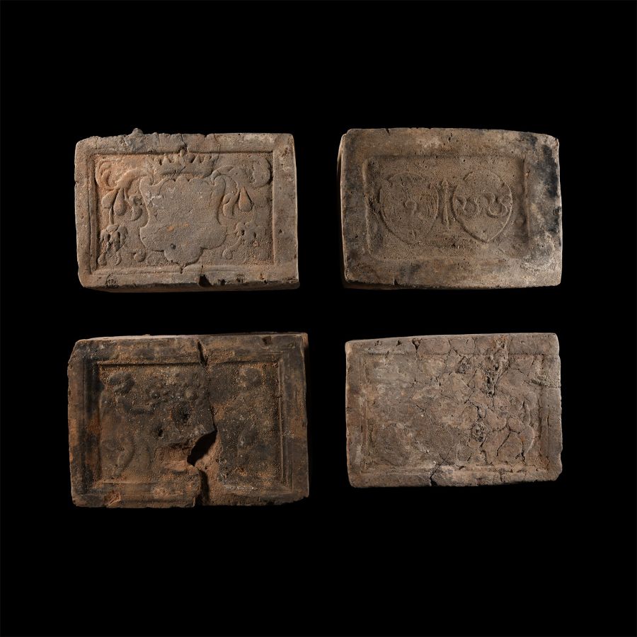 Elizabethan Period Ceramic Fire Brick Group