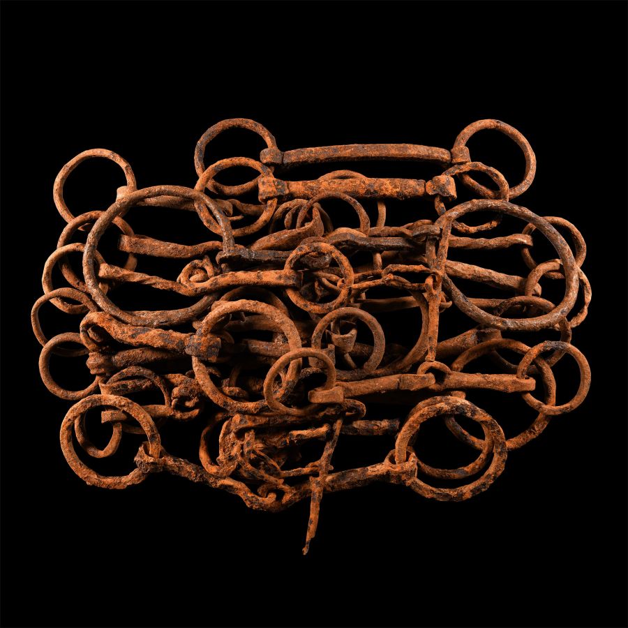 Medieval Iron Horse Bit Group