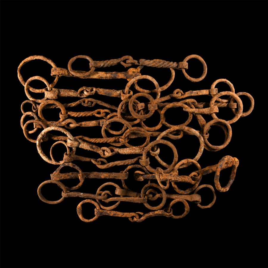 Medieval Iron Horse Bit Group