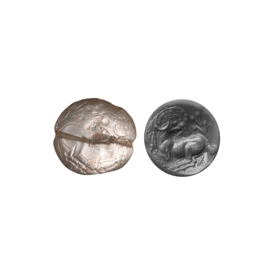 Minoan Lentoid Rock Crystal Seal