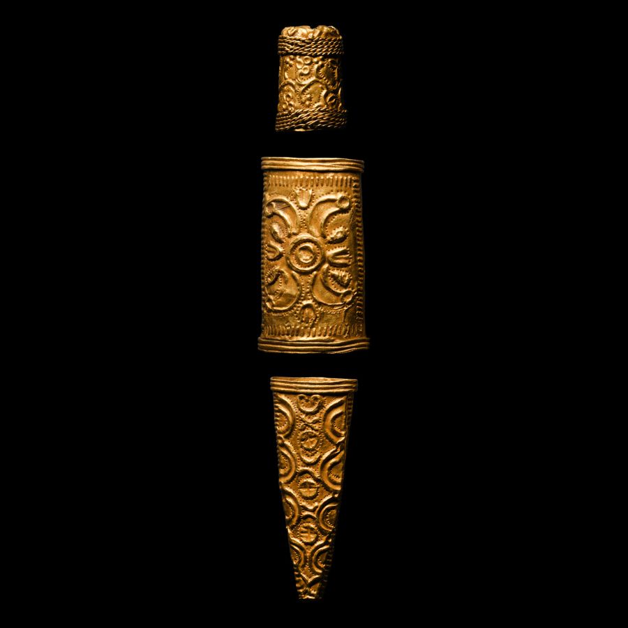 Indian Gold Dagger Scabbard Suite