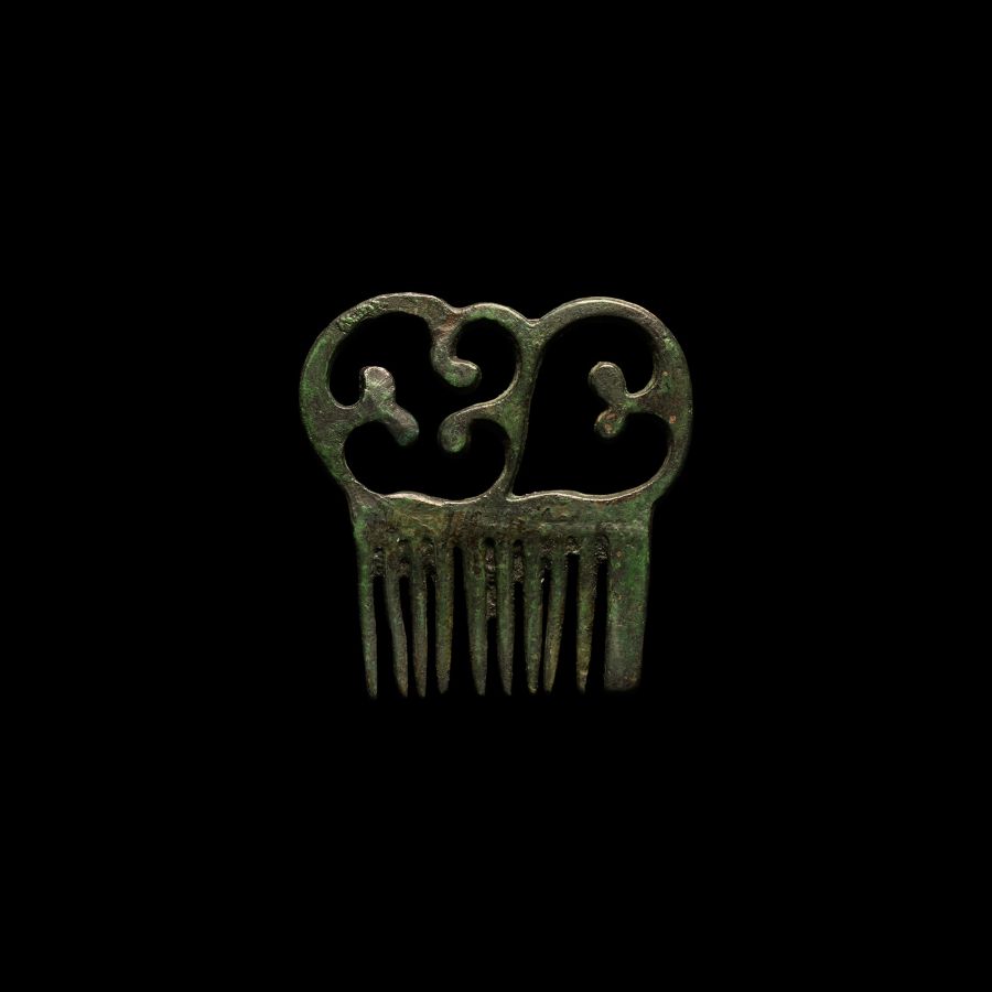 Viking Age Bronze Comb