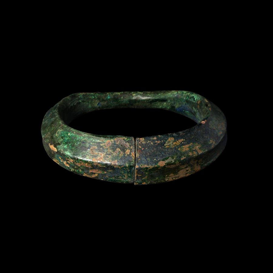 Heavy Viking Age Bronze Bracelet
