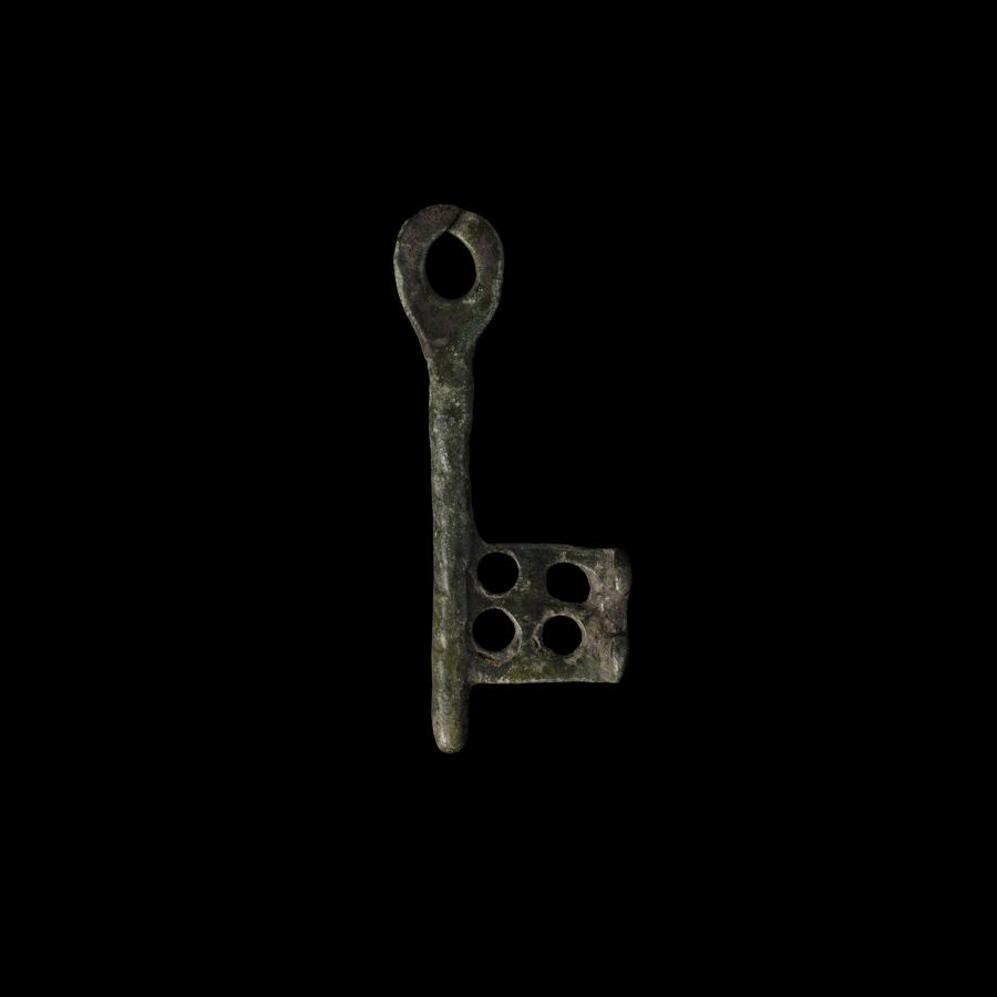 Viking Bronze Casket Key