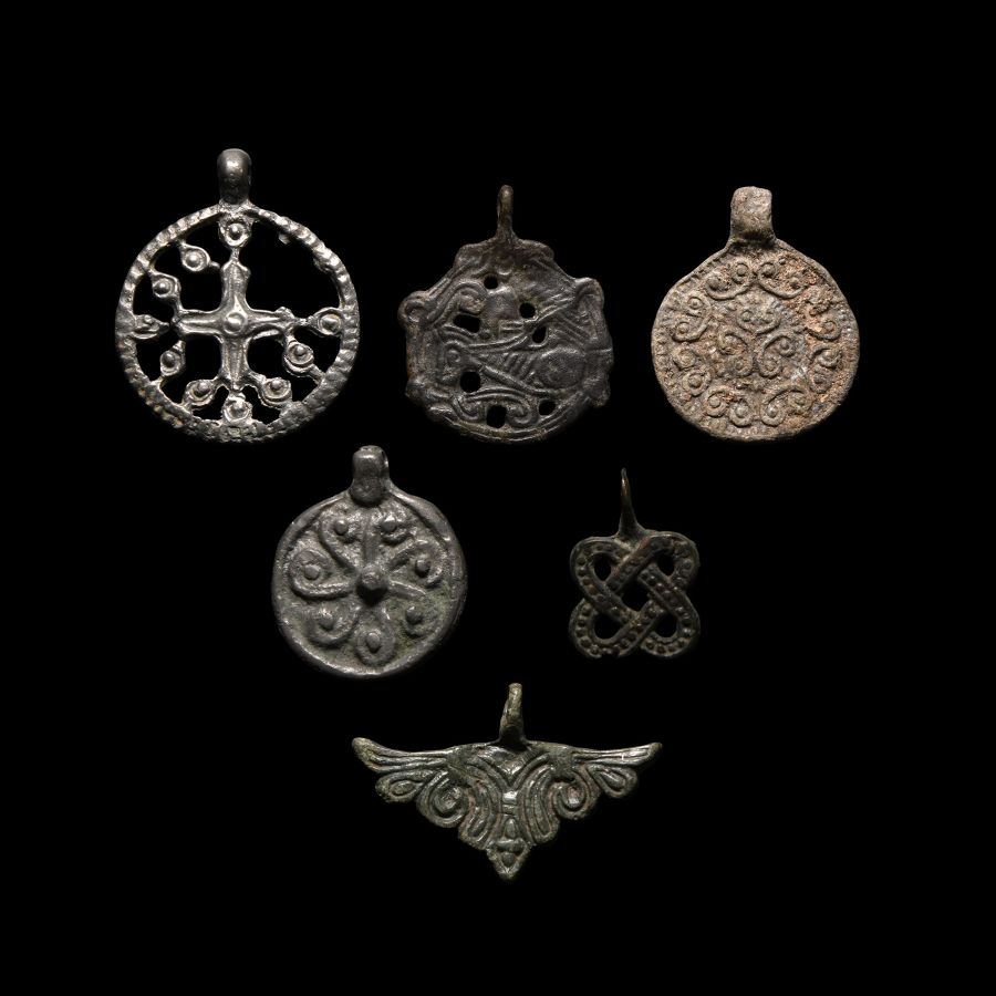 Viking Age Bronze Pendant Collection