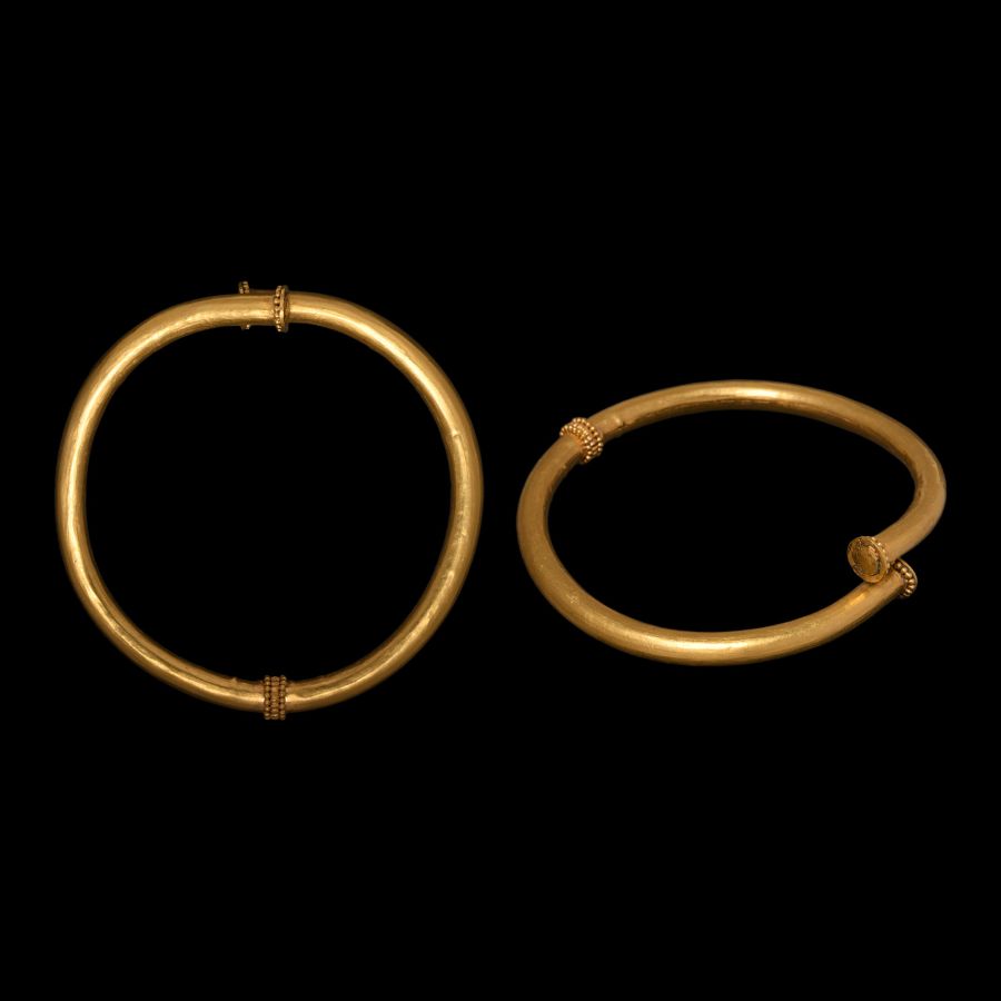 Greek Gold Clad Bracelet