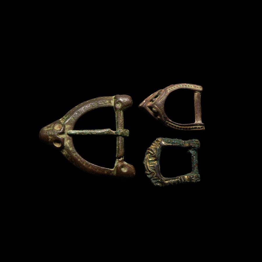 Viking Age Bronze Zoomorphic Buckle Collection