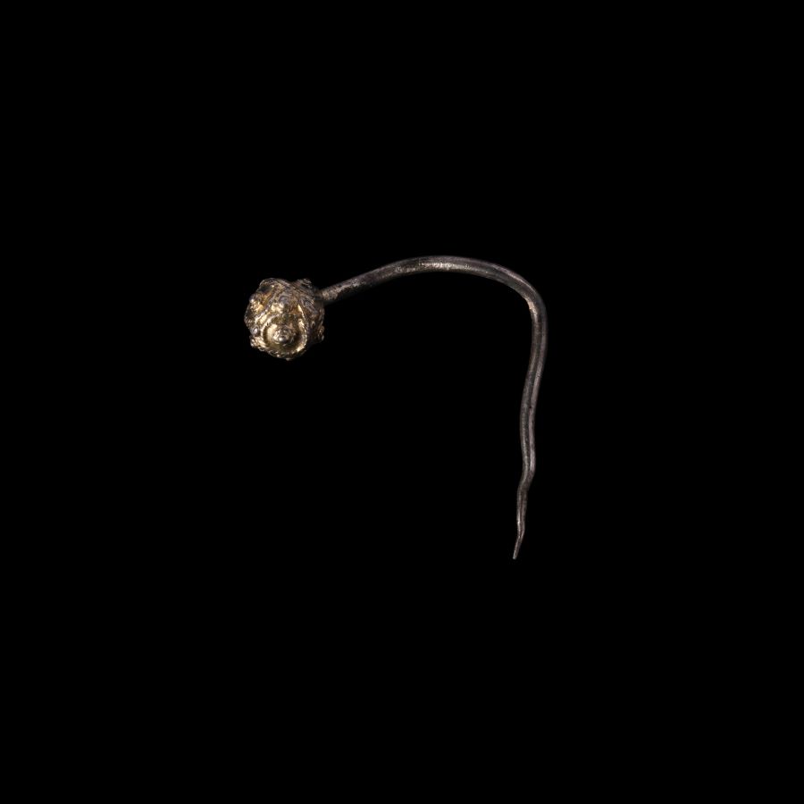 Tudor Period Silver-Gilt Dress Pin