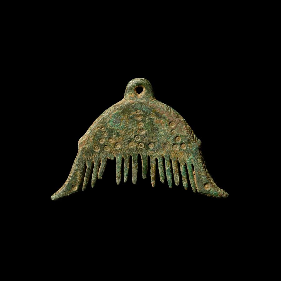 Viking Age Bronze Comb Pendant