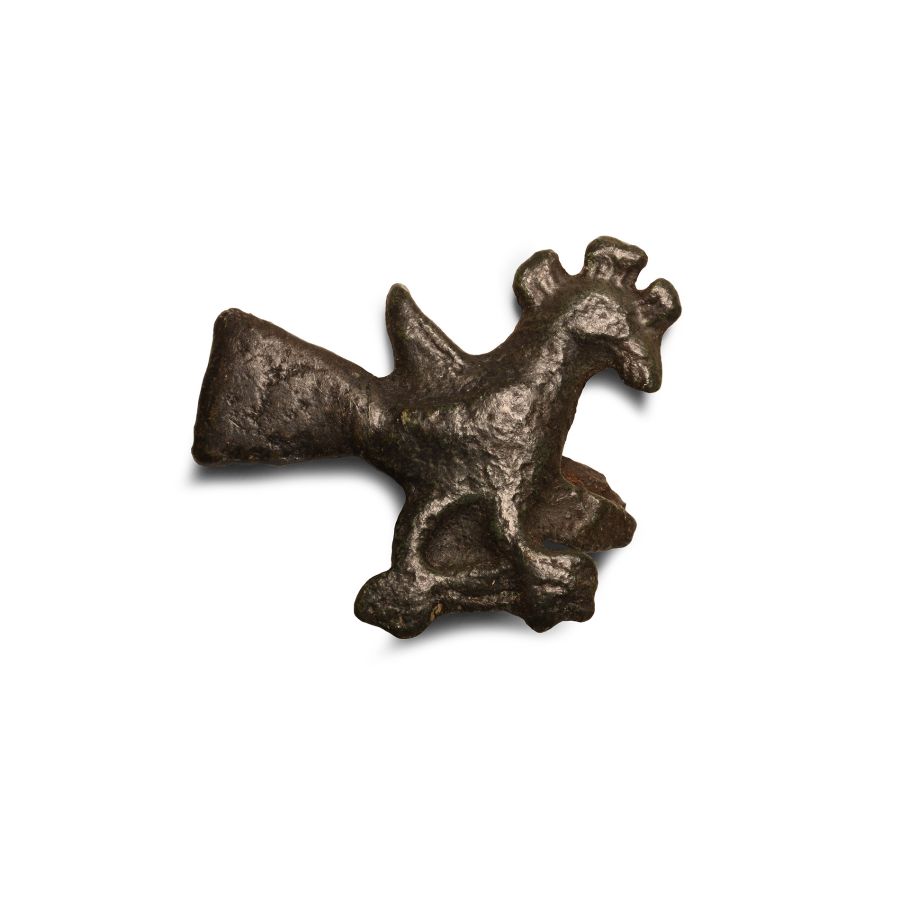 Viking Bronze Bird Brooch