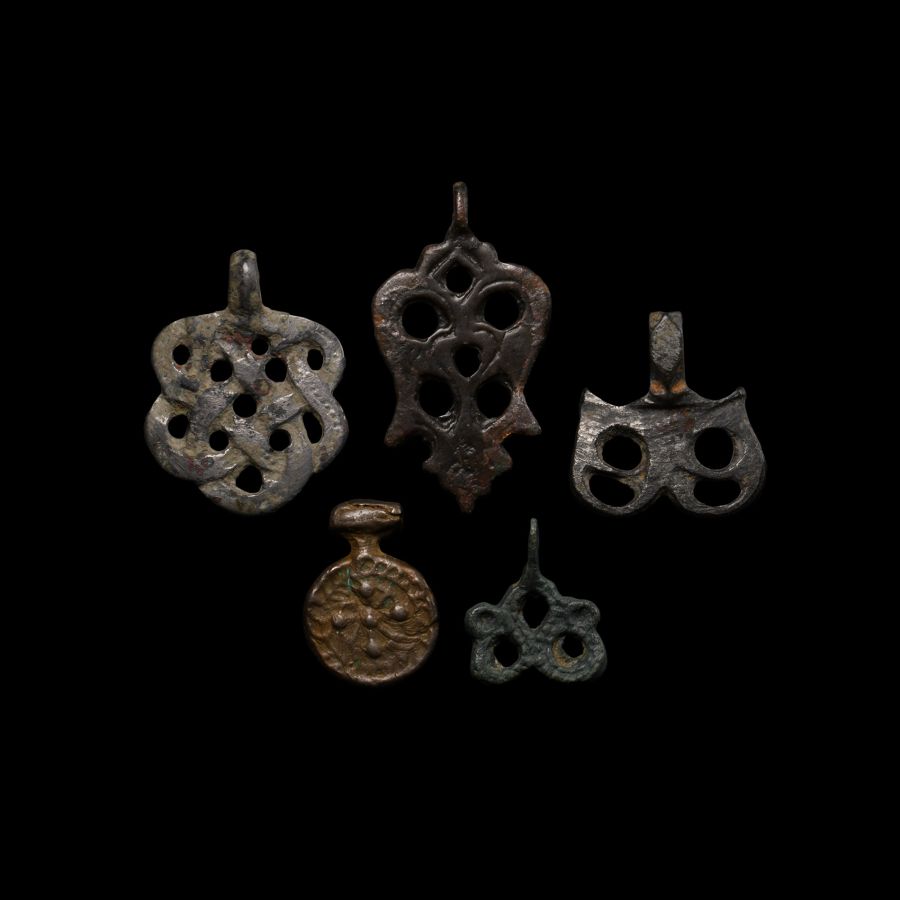 Viking Age Bronze Pendant Collection