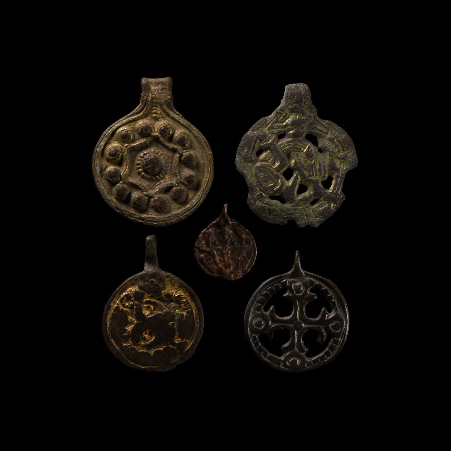 Viking Age Bronze Pendant Collection