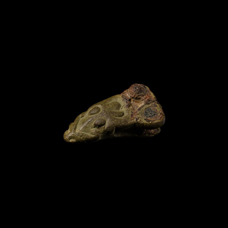 Viking Age Bronze Animal-Head Mount