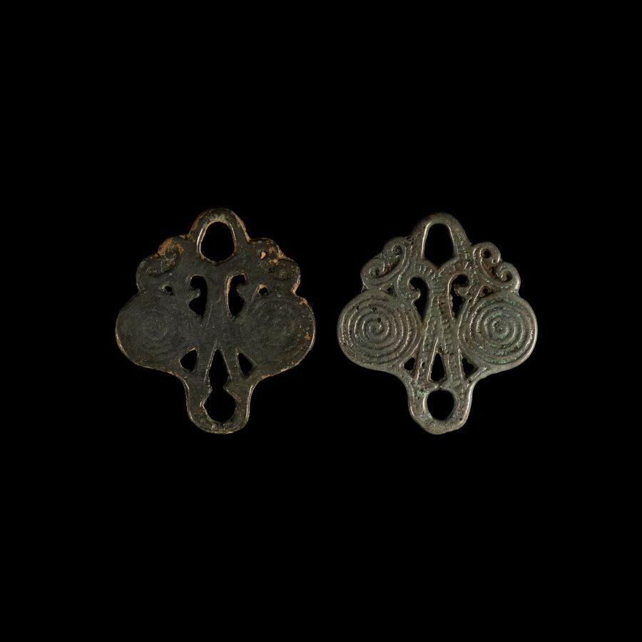Viking Age Bronze Pendant Pair