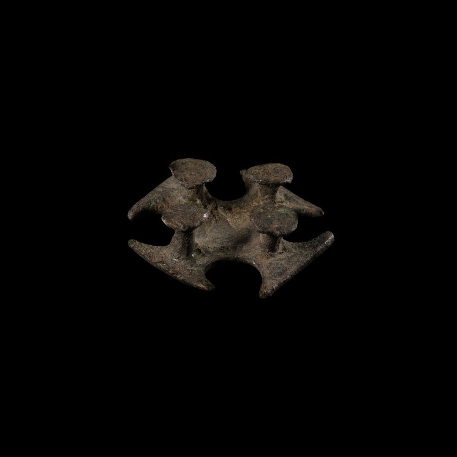 Viking Age Bronze Cross Mount
