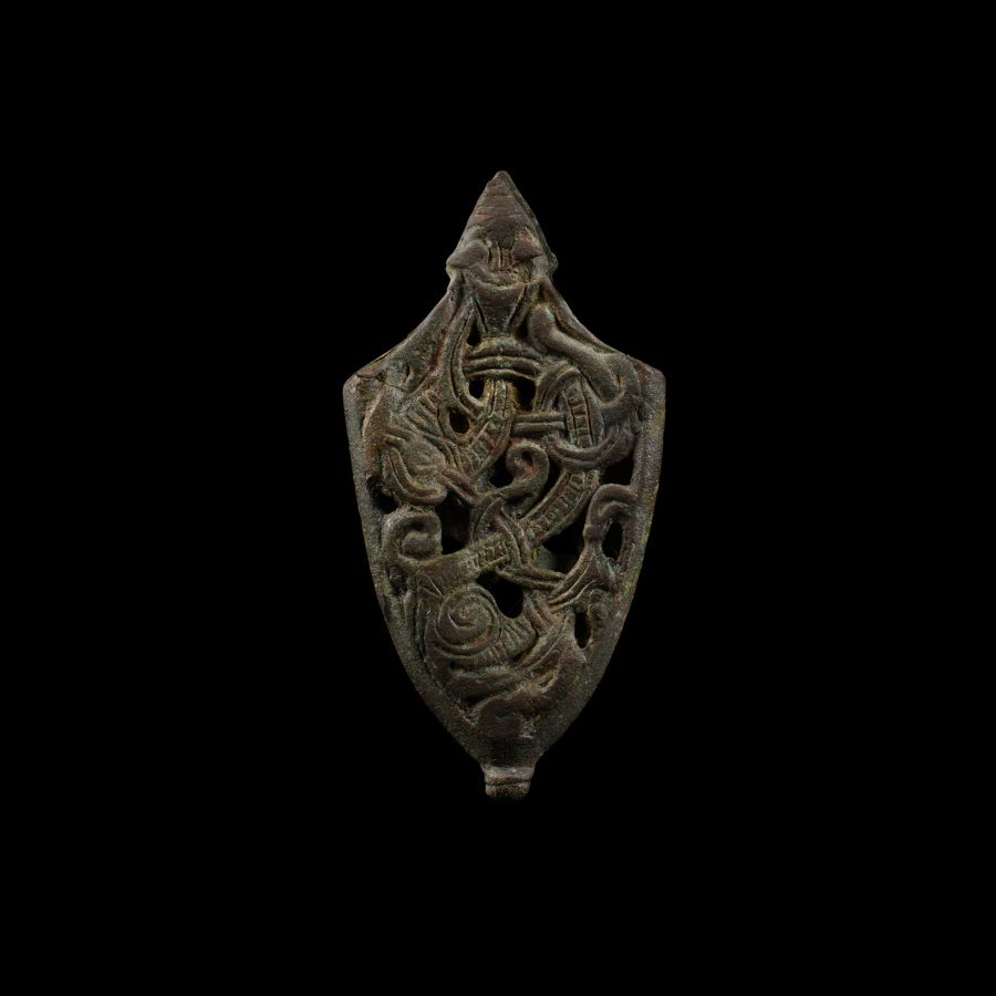 Viking Age Bronze Sword Scabbard Chape