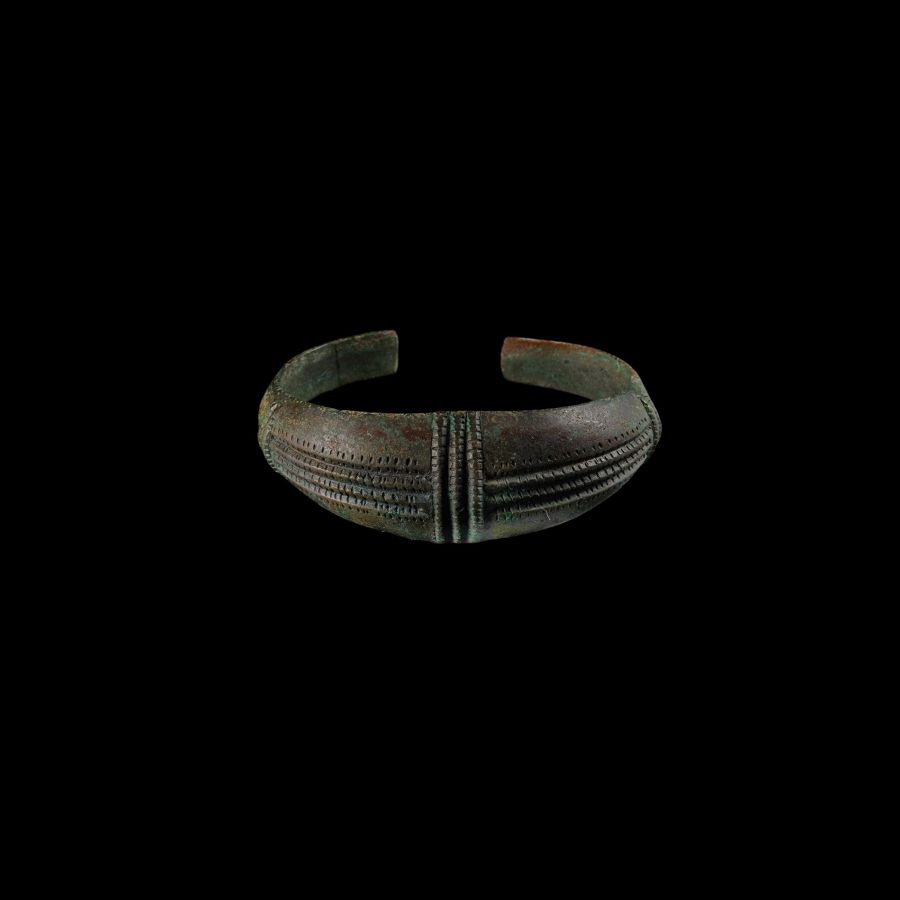 Viking Age Bronze Decorated Bracelet