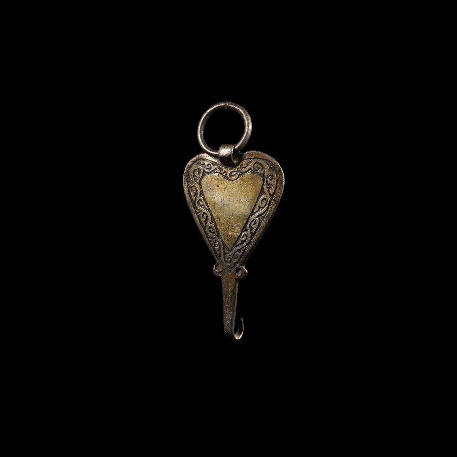 Saxon Style Silver Clothes Fastener