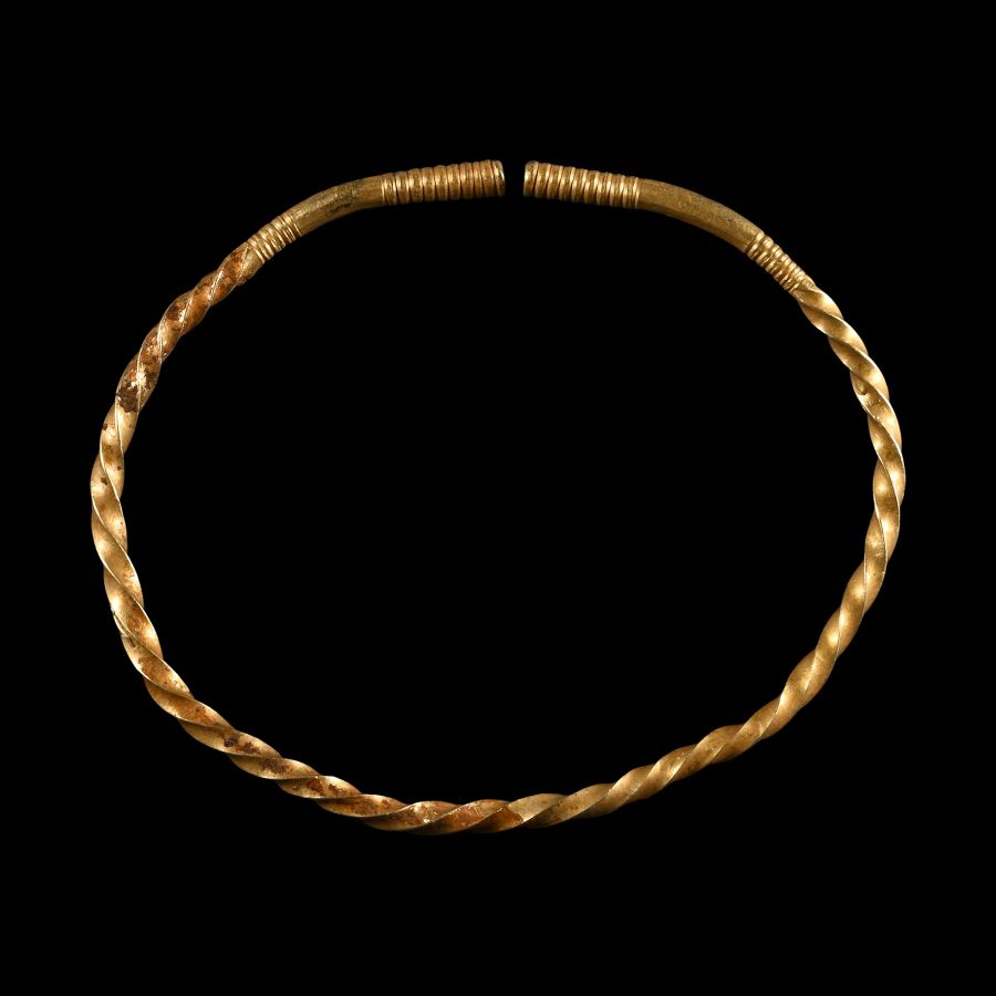 Viking Age Gold Twisted Bracelet