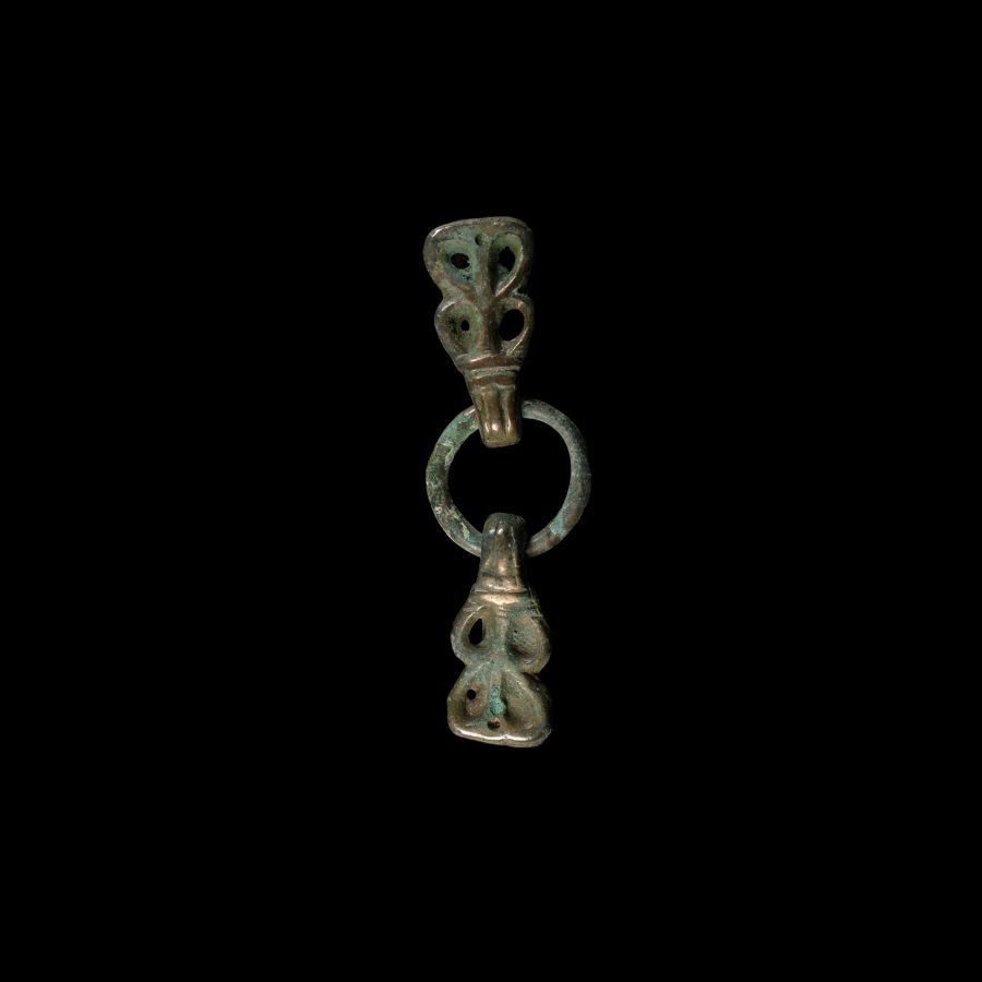 Viking Age Bronze Strap Junction