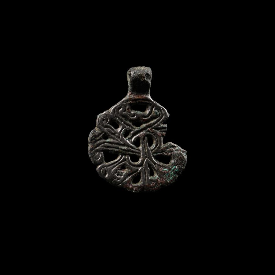 Viking Age Bronze Openwork Pendant