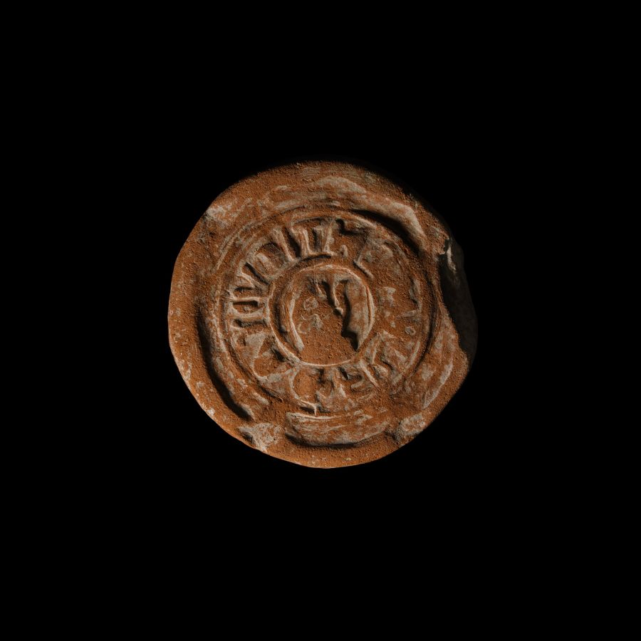 Byzantine Redware Bread Seal