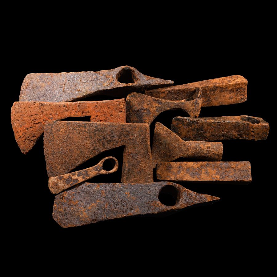 Viking Age and Later Iron Axehead Group