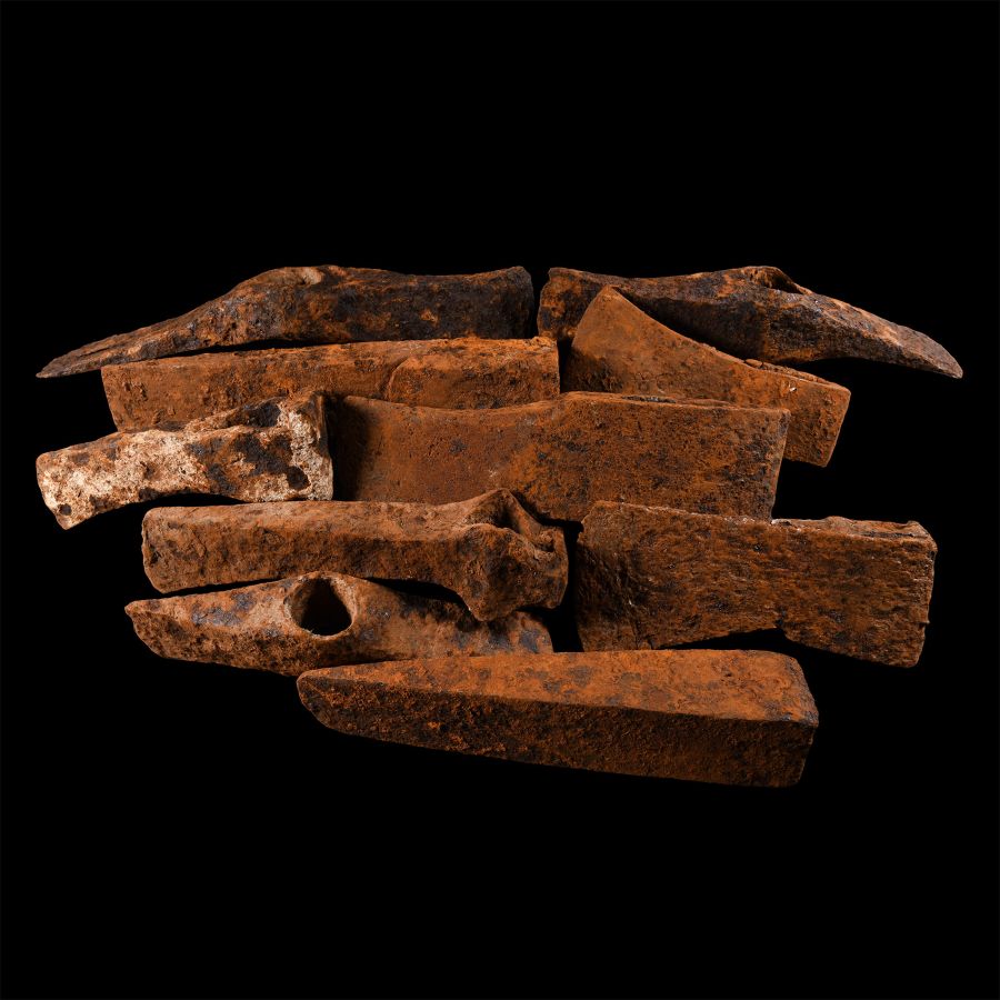 Viking Age and Later Iron Axehead Group