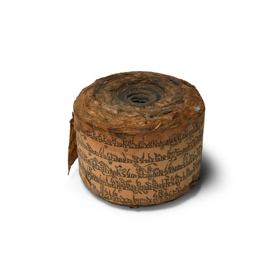 Nepalese Paper Prayer Scroll in Sleeve