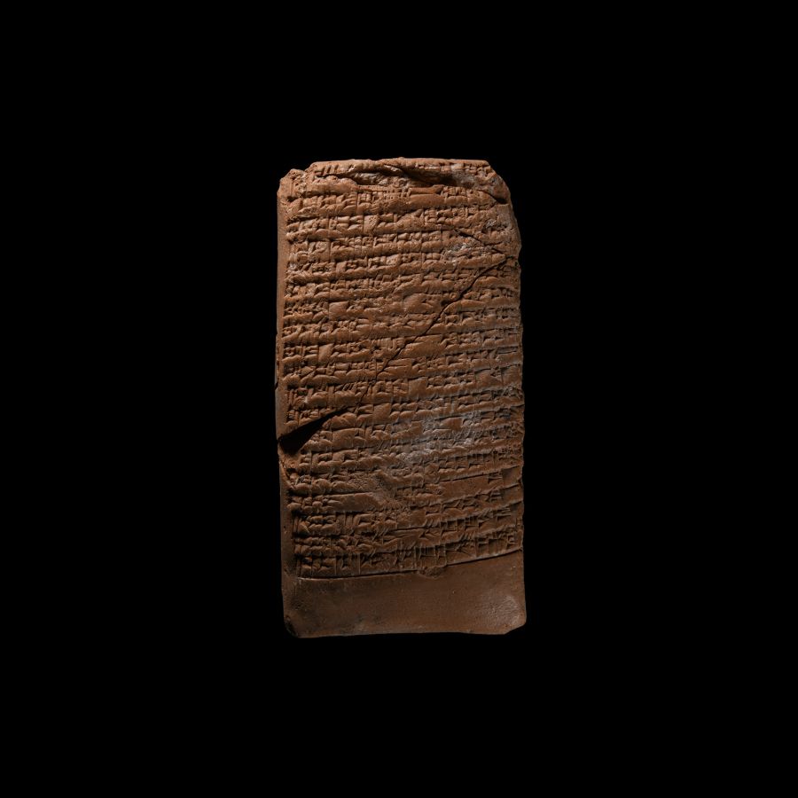 Old Babylonian Clay Cuneiform Tablet Bearing Royal Letter To Iluni King of Eshnunna