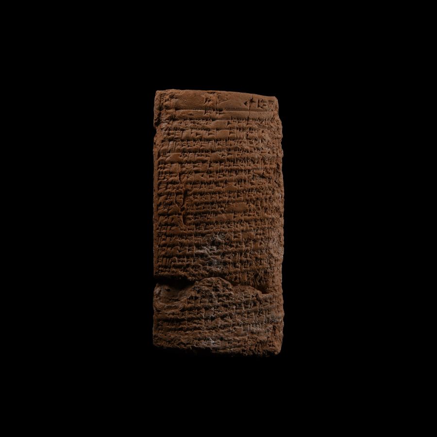 Old Babylonian Clay Cuneiform Tablet Bearing a Royal Letter From Iluni King of Esnunna to Warassa King of Der