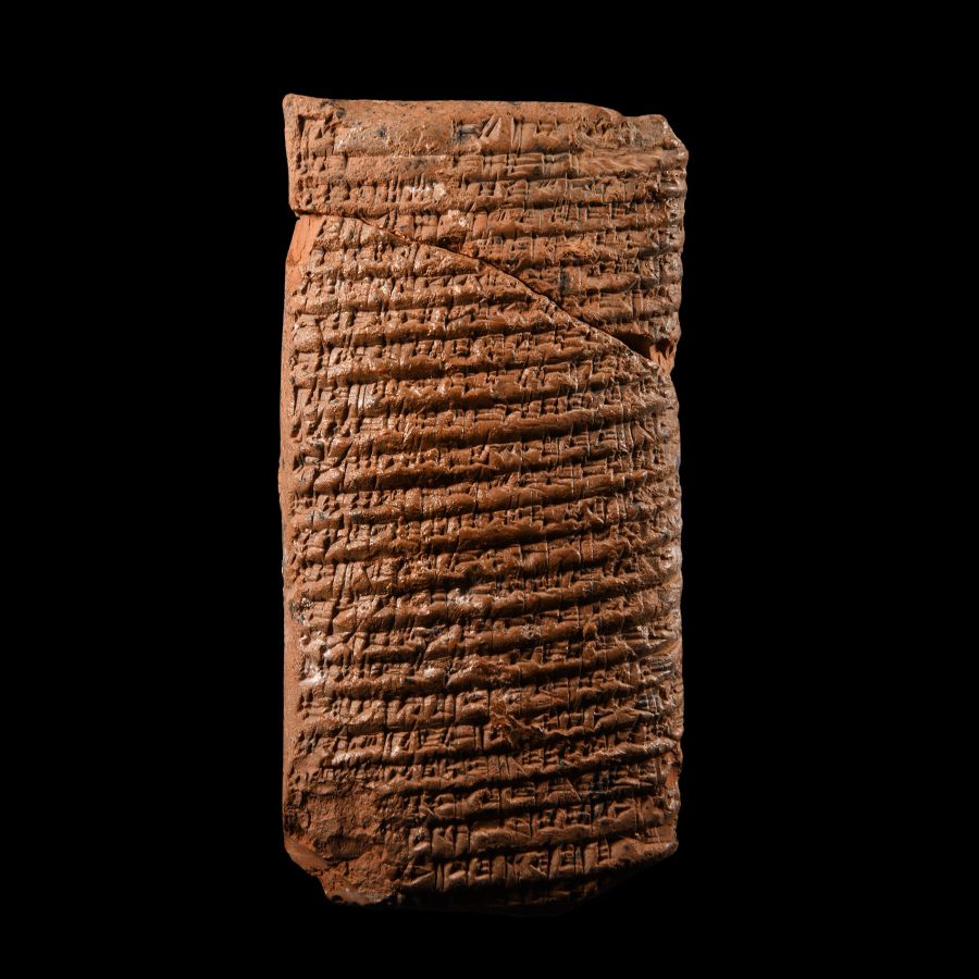 Old Babylonian Clay Cuneiform Tablet, a Letter From a Local Governor in Arrapha to His Colleague in Ešnunna,