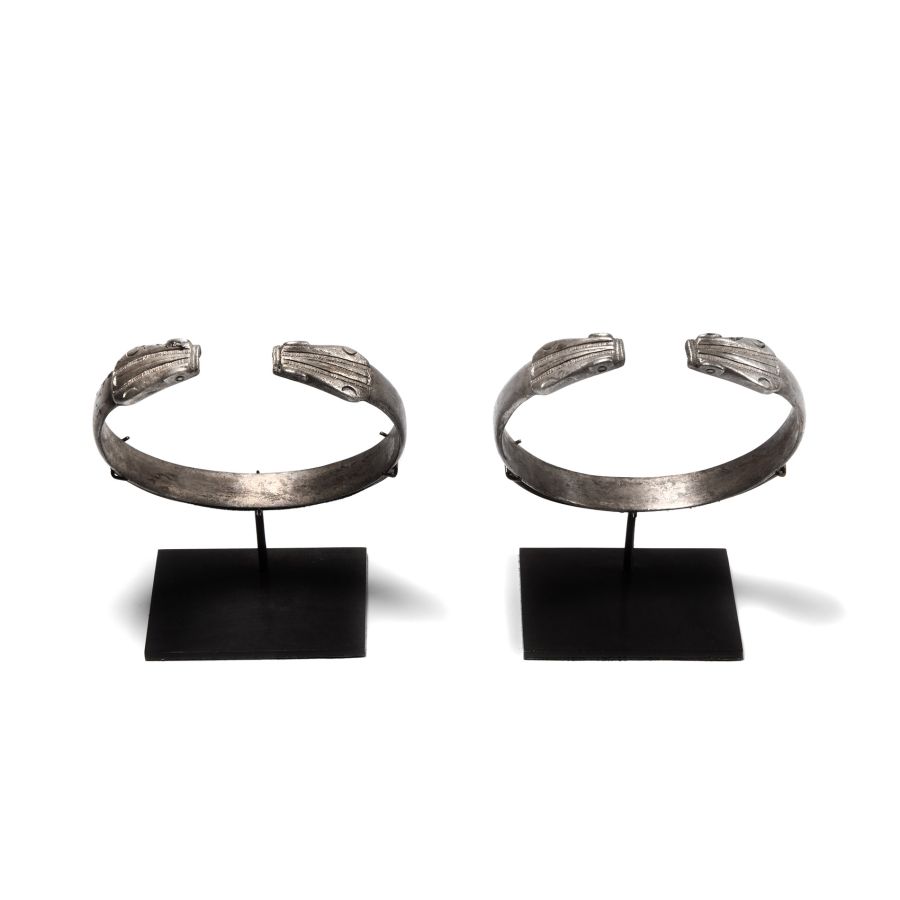 Thracian Silver Bracelet Pair