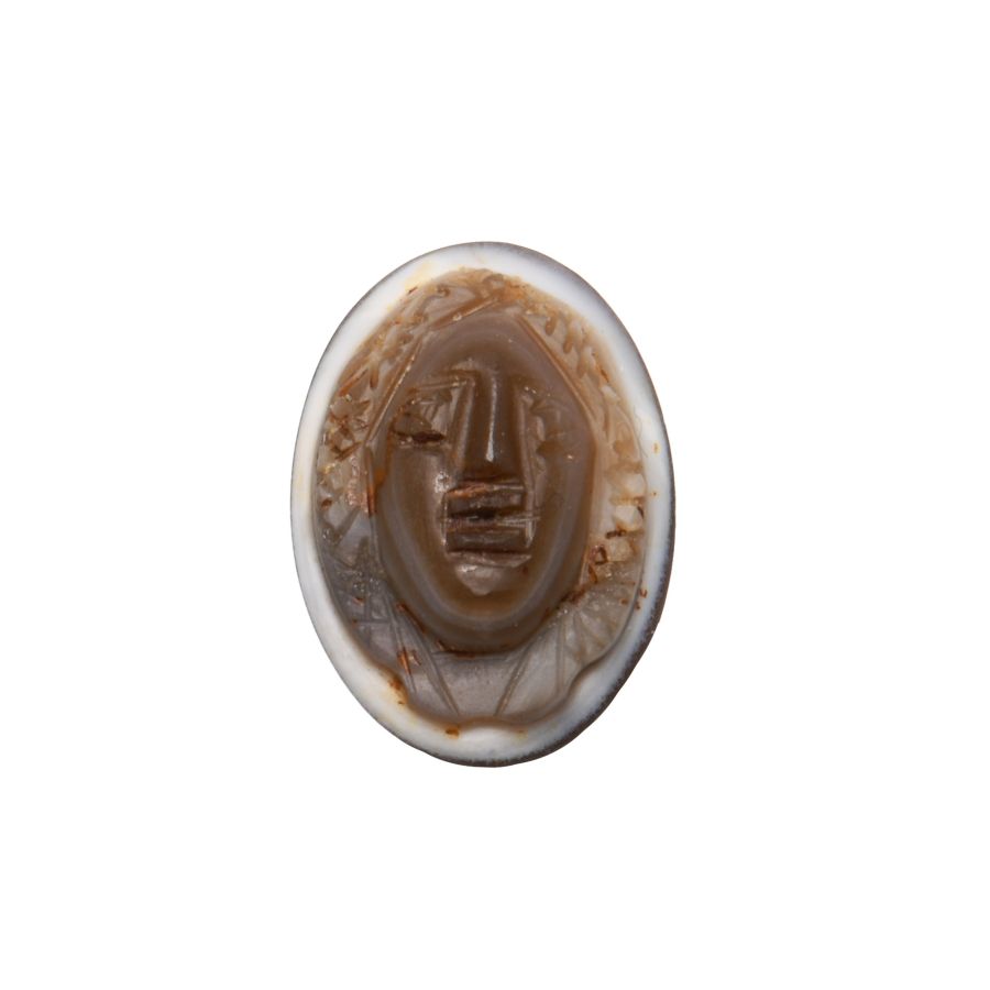 Roman Agate Cameo with Medusa