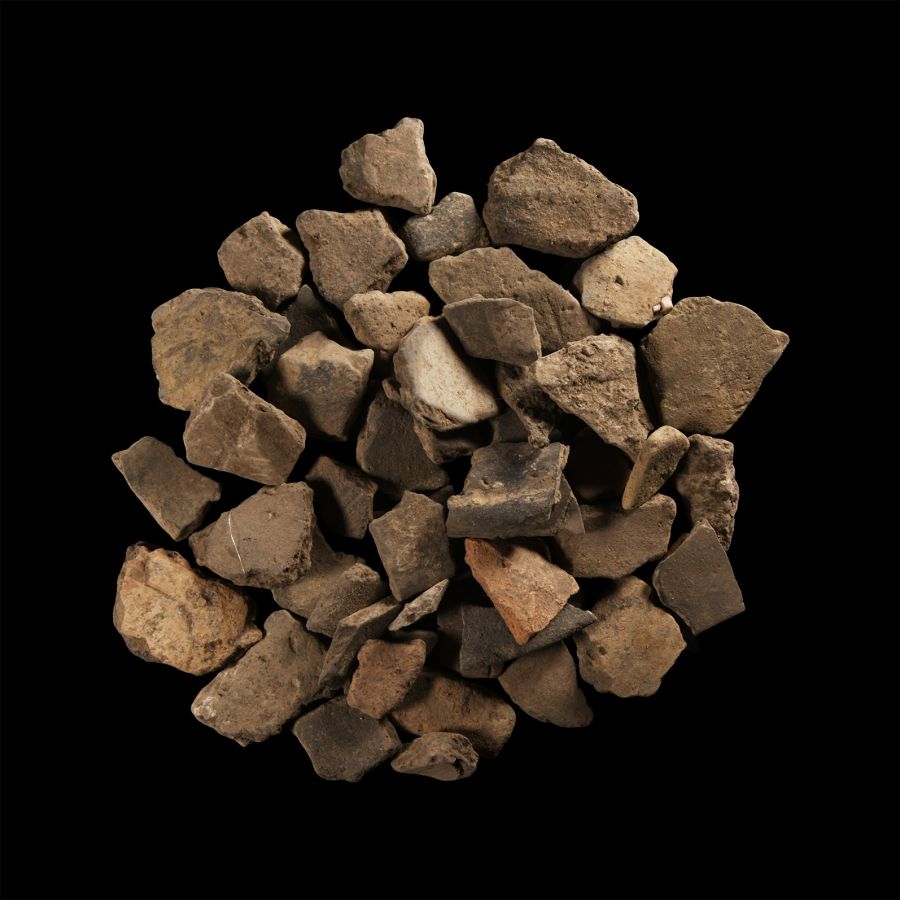 Stone Age Linear Pottery Shard Group