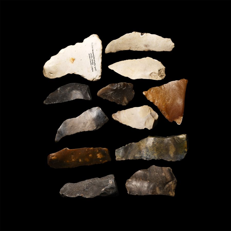Stone Age Neolithic Flint Implement Collection