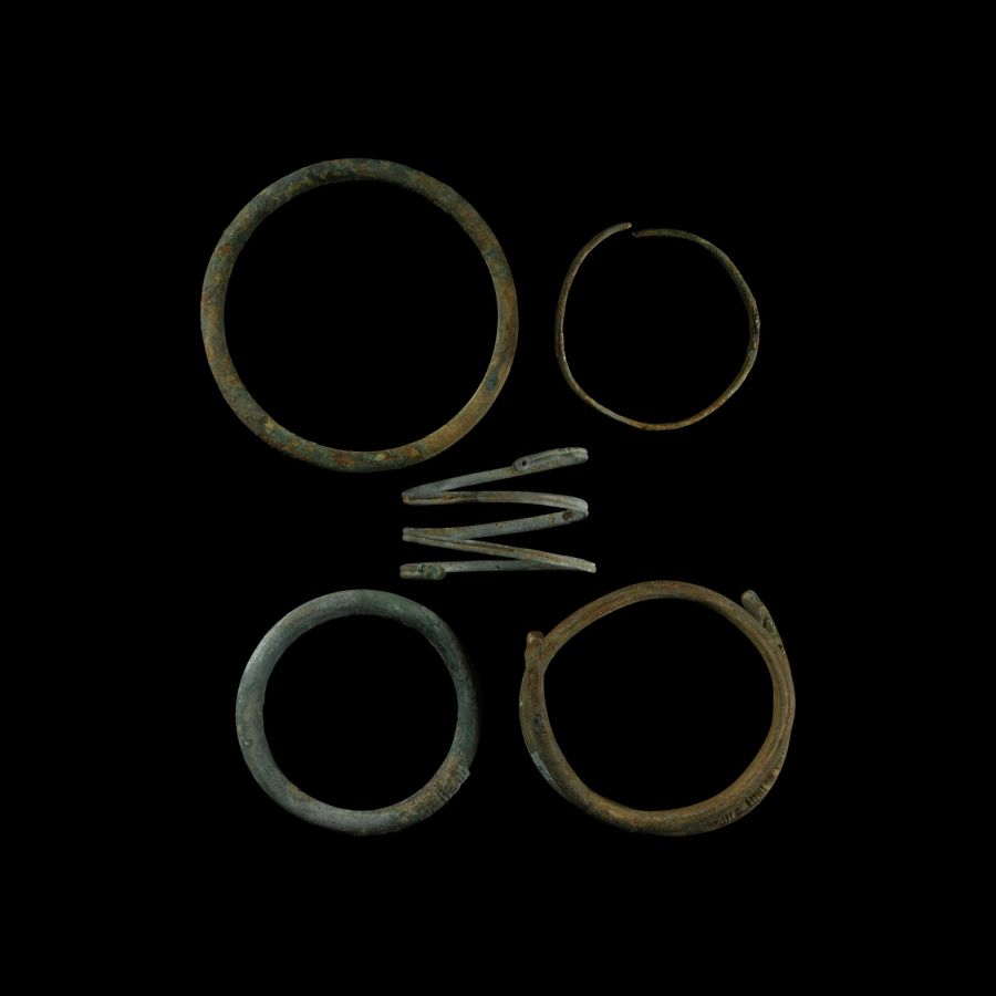 Bronze Age Small Bronze Bracelet Group