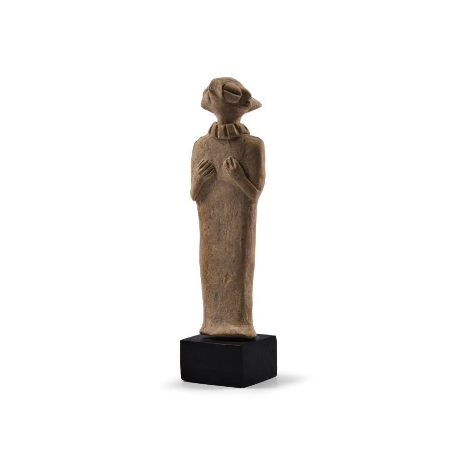 Syro-Hittite Terracotta Statuette of a Deity