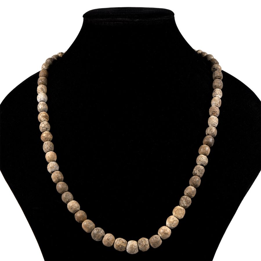 Natural History - Woolly Mammoth Bone Bead Necklace String