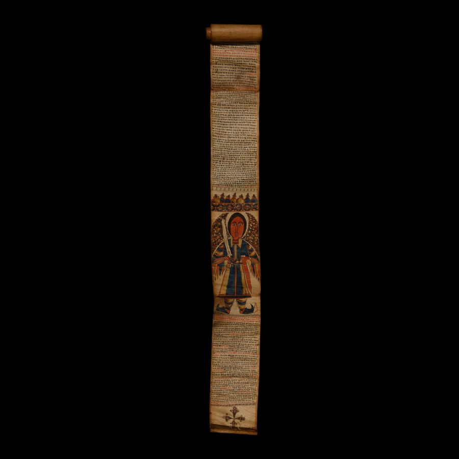 Ethiopian Magic Vellum Scroll of Walatta Maryam