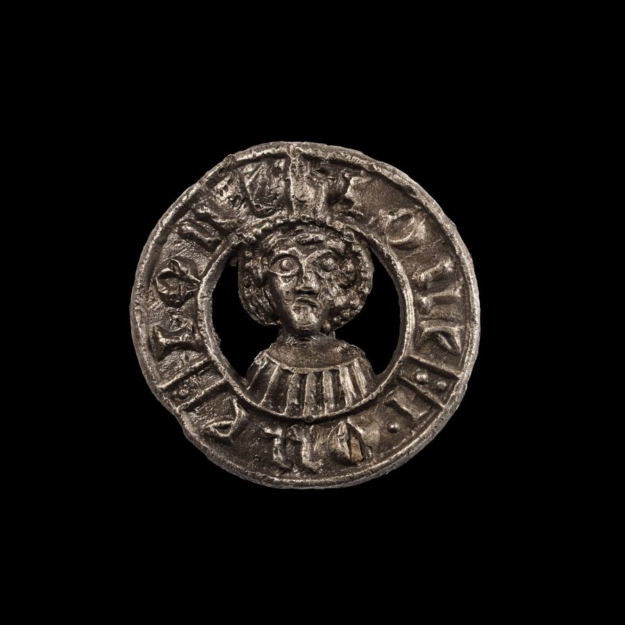 Published Medieval Thames Pewter 'LOVE LOVE LOVE' Secular Badge